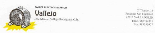 JOSE MANUEL VALLEJO RODRIGUEZ,C JOSE MANUEL VALLEJO RODRIGUEZ,C