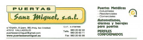PUERTAS SANZ MIGUEL, S.A.L.